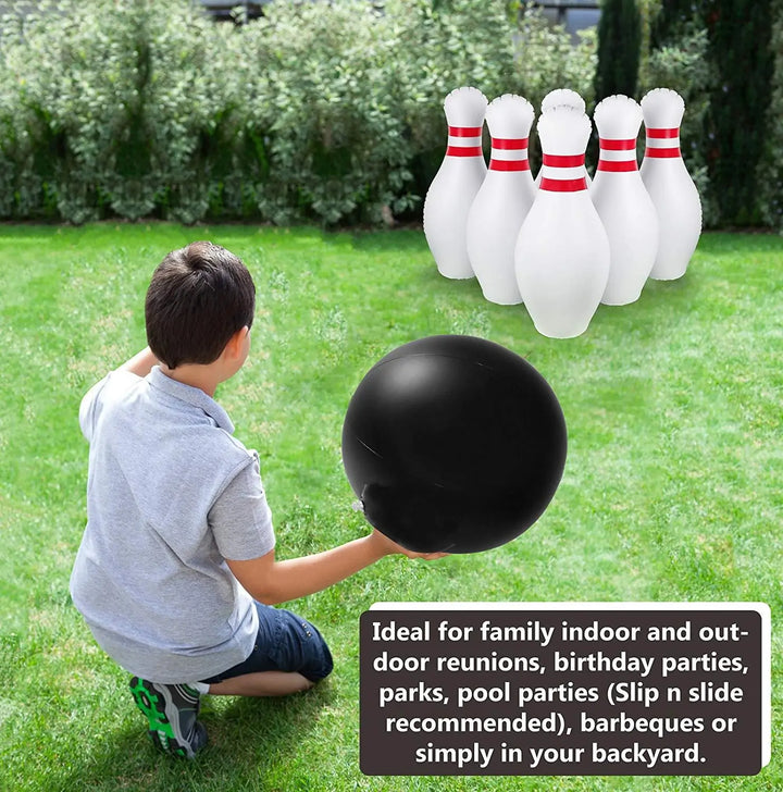 Giant Inflatable Bowling Set for Kids