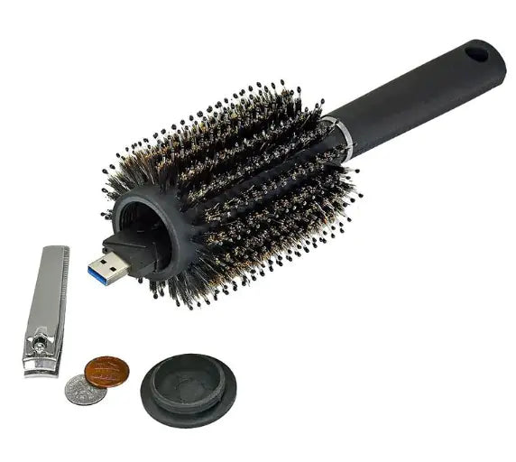 Hair Brush Comb w/Safe Hidden Compartment