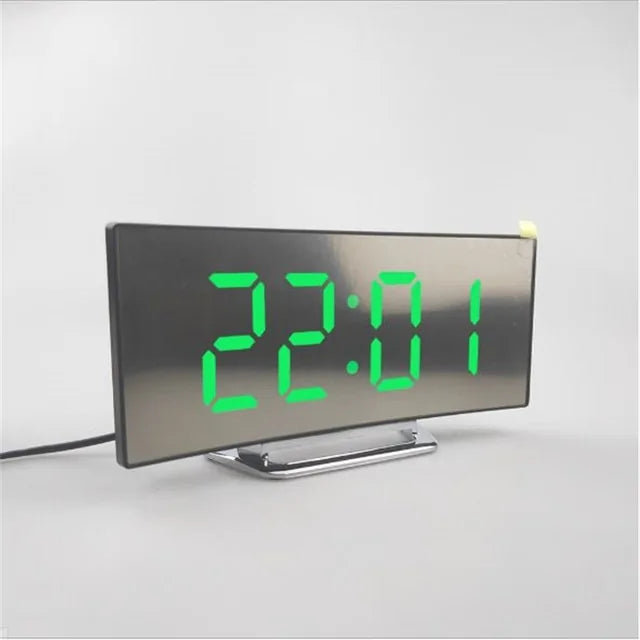 LED Mirror Clock