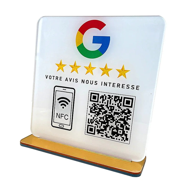 Restaurant NFC Feedback Standee