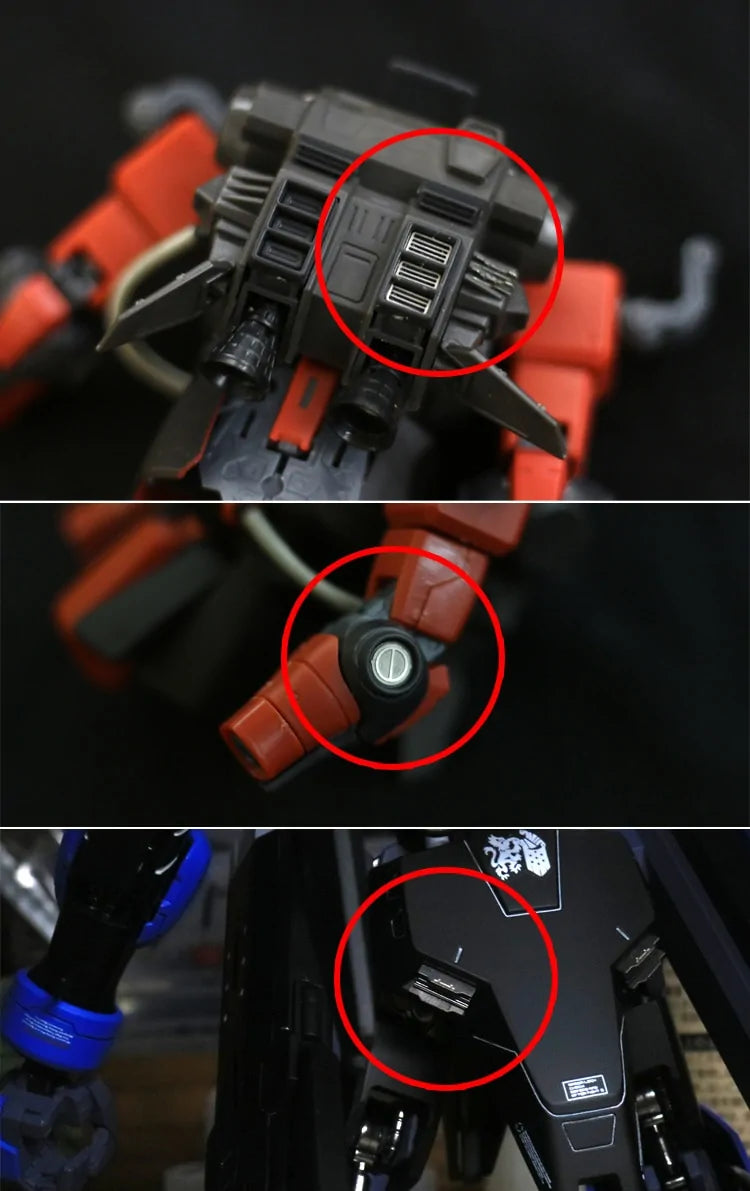 Metall-Aftermarket-Effektteile für Gunpla