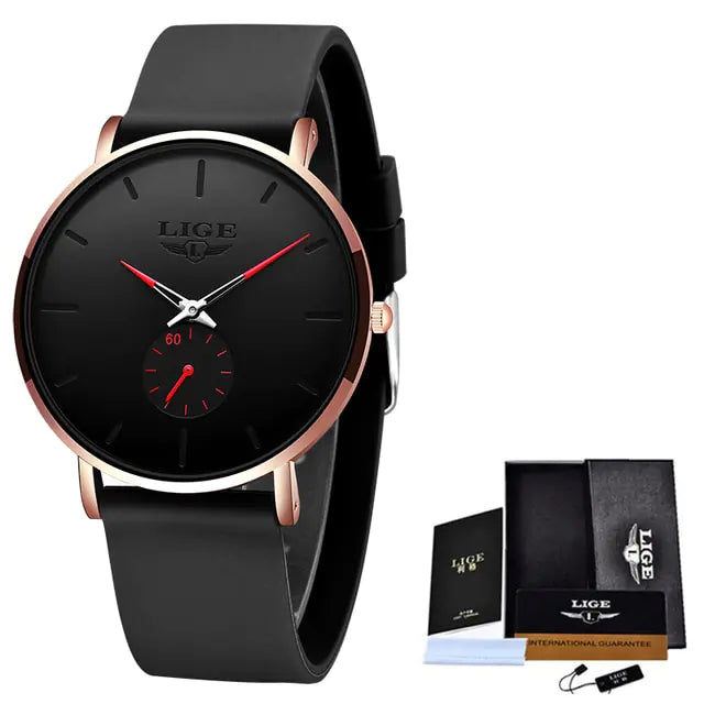 LIGE New Fashion Mens Watches