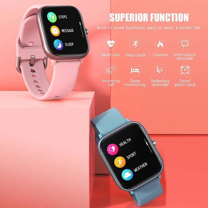 Men's Smartwatch Full Touch Multi-Sport Mode