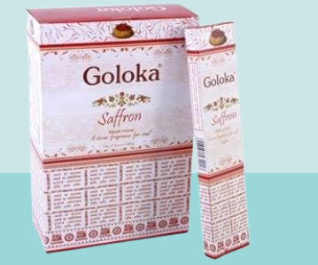 Goloka Saffron | Incense Sticks