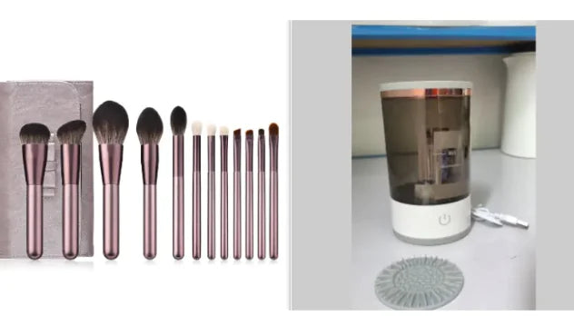 Automatic Eye Shadow Brush Cleaning Tool