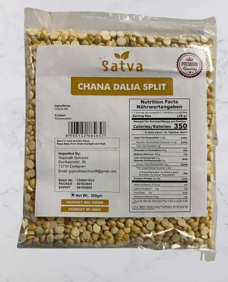 Satva Chana Dalia Split 1Kg