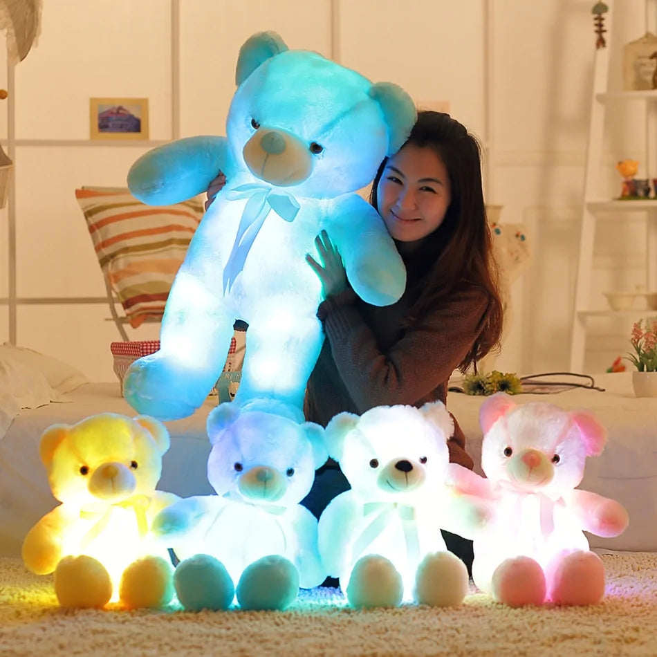 Leuchtender LED-Teddybär