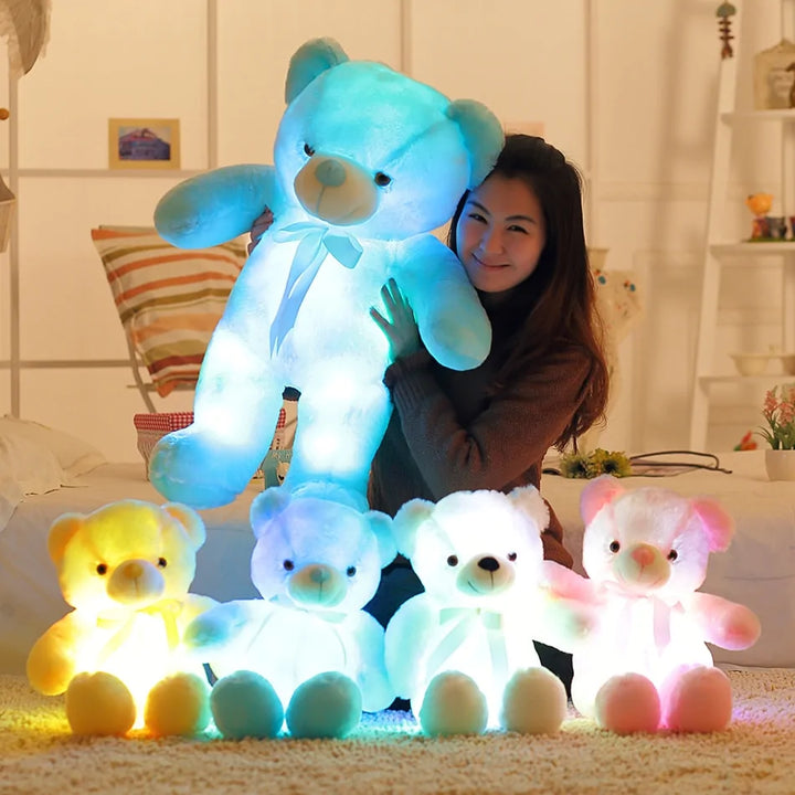 Glowing LED Teddy Bear