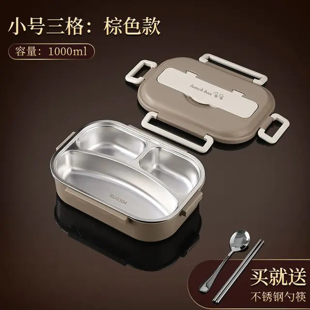 304 stainless steel compartment insulated lunch box