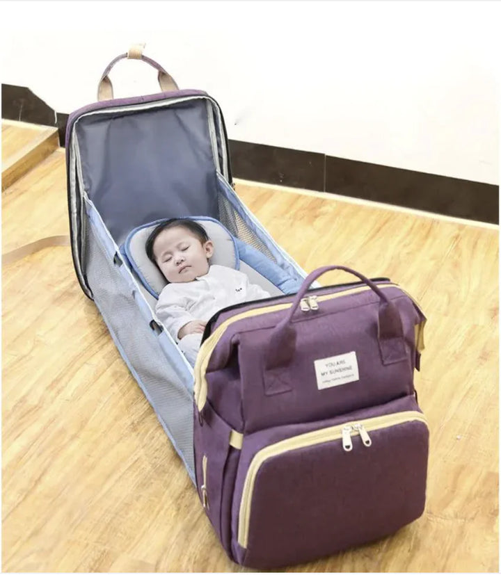 Portable Folding Crib Backpack