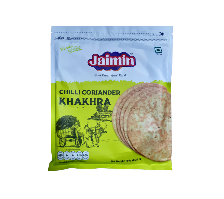 Jaimin Chilli Coriander Khakra 180g