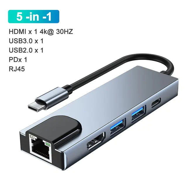 USB-C Multi-Hub-Dockingstation