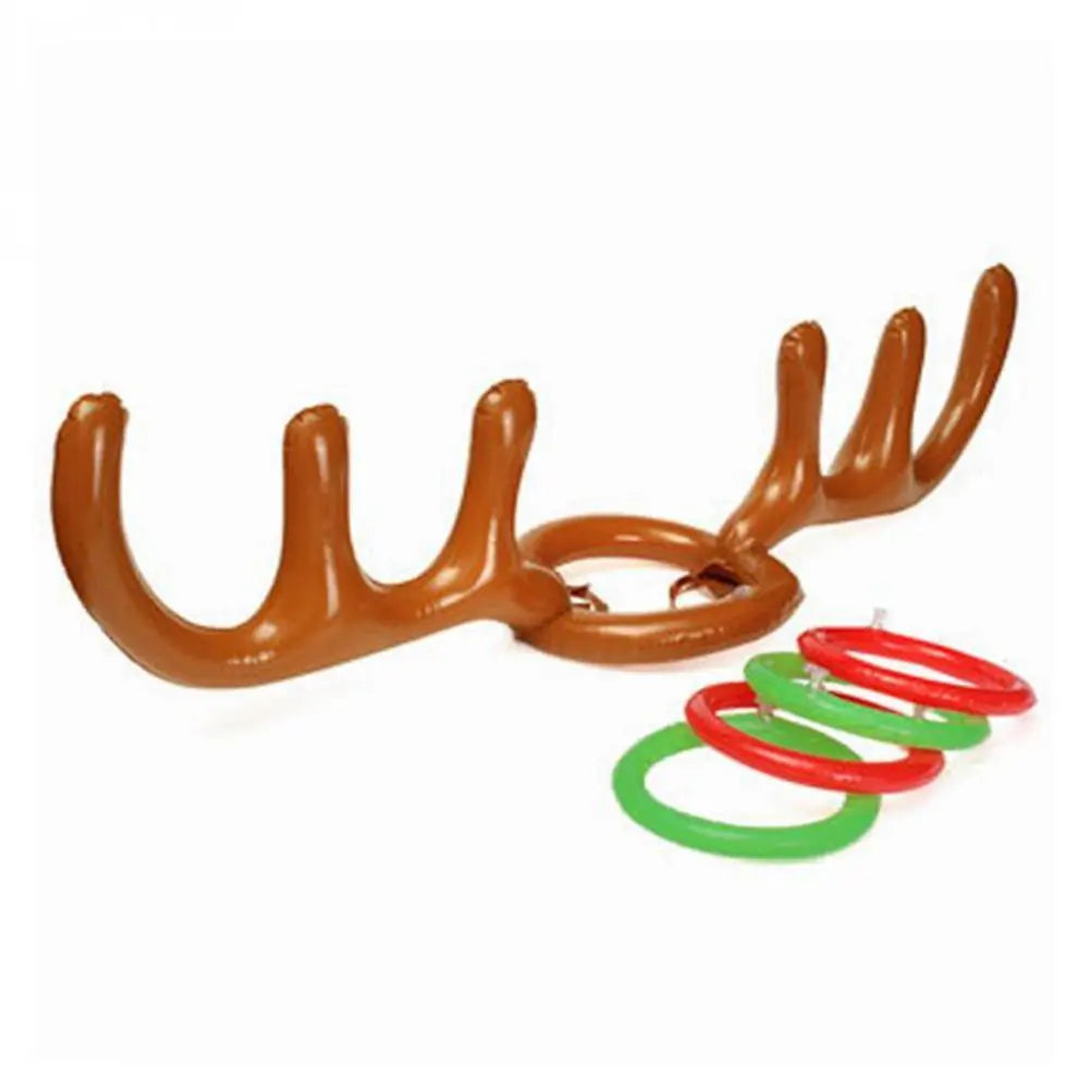 Inflatable Reindeer Antler Ring Toss Game