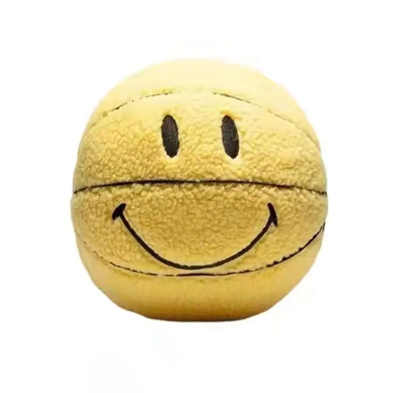 Smiley-Basketball-Plüschkissen