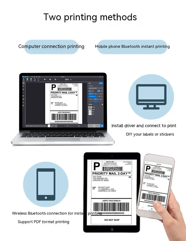 Phomemo PM241-BT: Bluetooth Label Printer