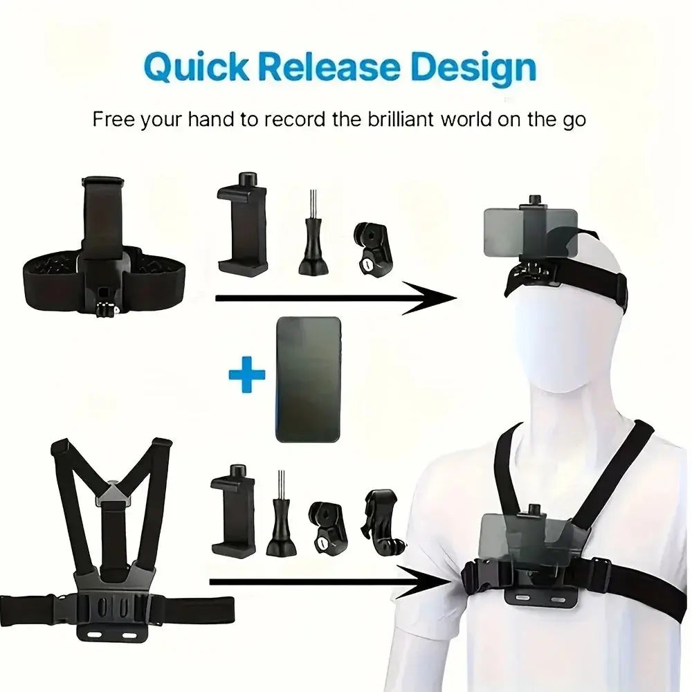 Action Camera Mount Kit