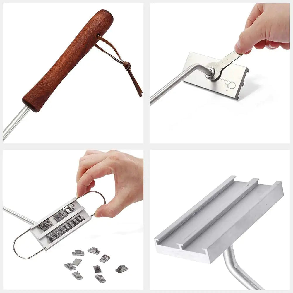 Changeable Letters DIY Barbecue Letter Printed Steak Tool