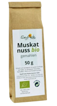 Seyfrieds | Muskat nuss bio | ganz 50g