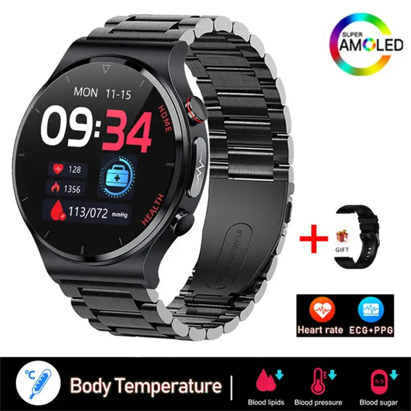 ECG + PPG Men's Smart Watch