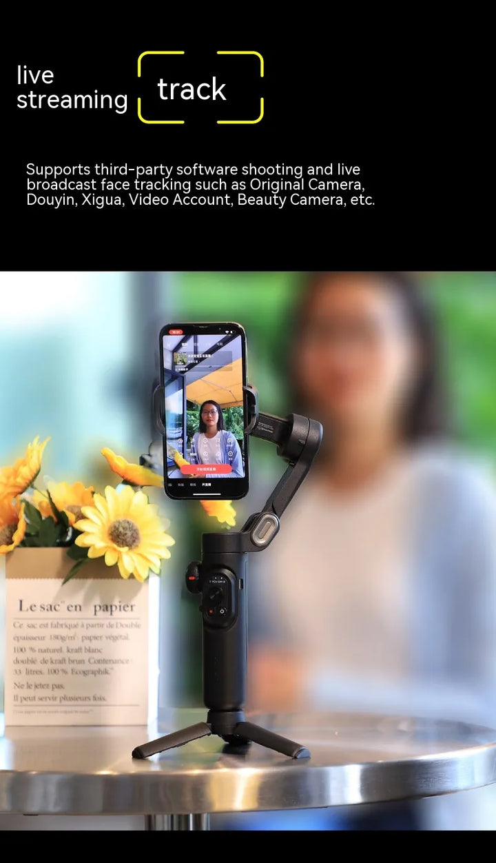 3-Axis Handheld Gimbal Stabilizer for Smartphones