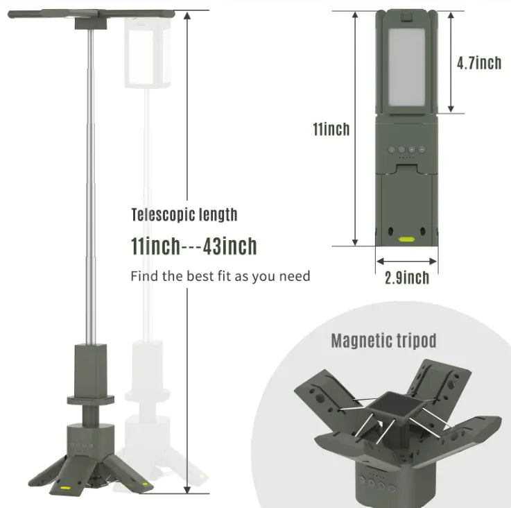 Compact Folding Camping Light