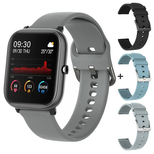 Herren-Smartwatch mit Full-Touch-Multisportmodus