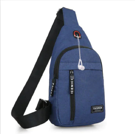 Men's Canvas Crossbody Bag