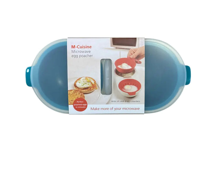 Round Double Cup Microwave Egg Poacher