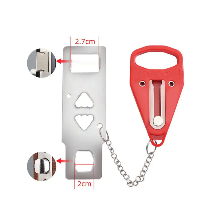 Double Hole Security Door Lock