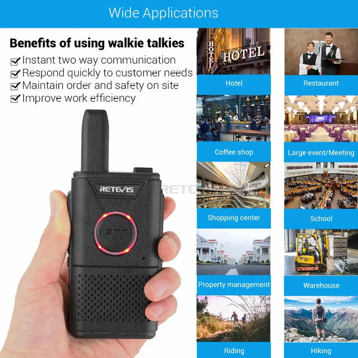 Wiederaufladbares Walkie-Talkie