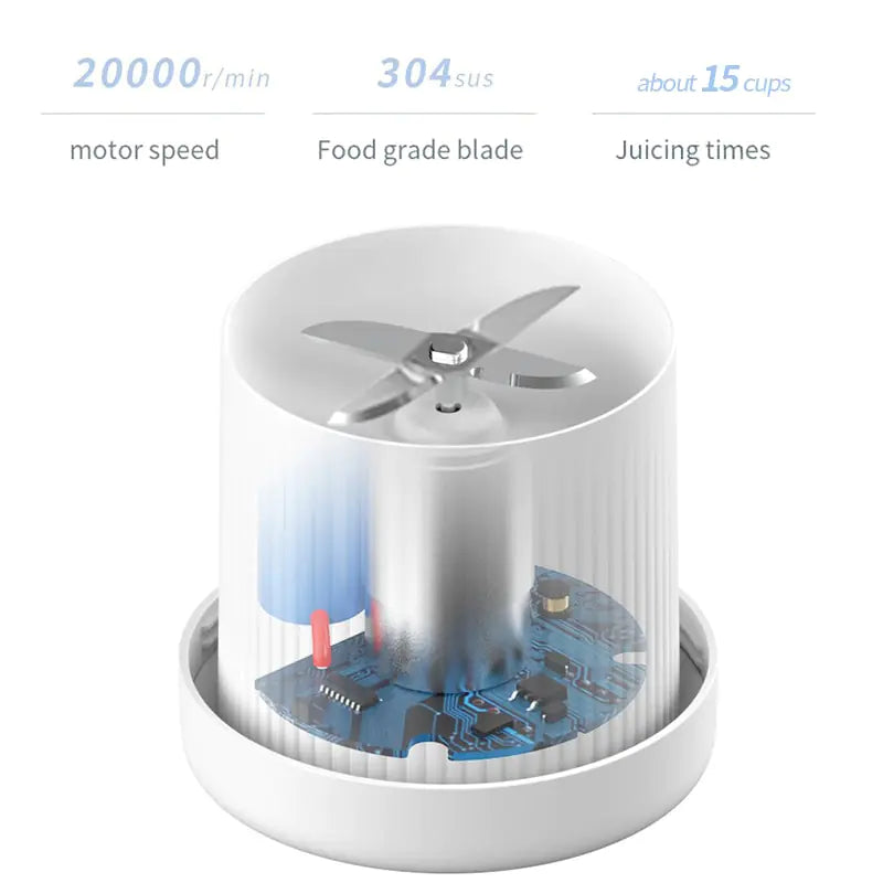 Tragbarer elektrischer Entsaftermixer