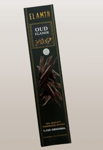 Elamir Parfumier Oud Elamier | 5 Hours Long Incense Sticks (3 Pcs inside)