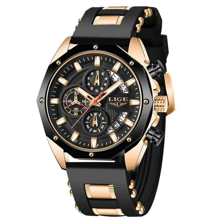 Luxury Silicone Sport Chronograph Men's Watch