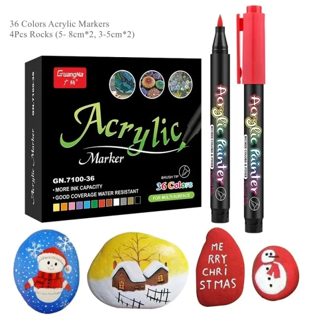 36 Colors Acrylic Paint Pens