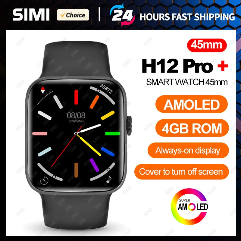 H12 Pro Plus 45mm  Smart Watch!