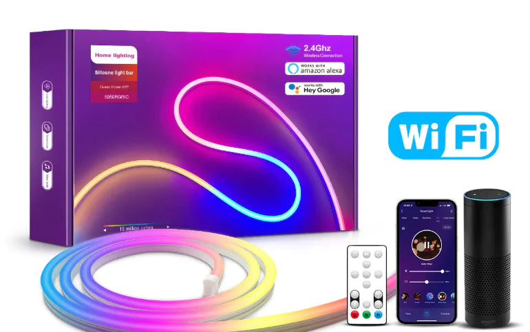 Wi-Fi Smart Silicone LED Neon Strip