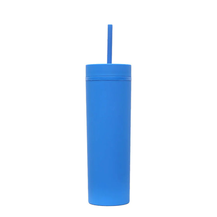 Frosted Straight Straw Bottle