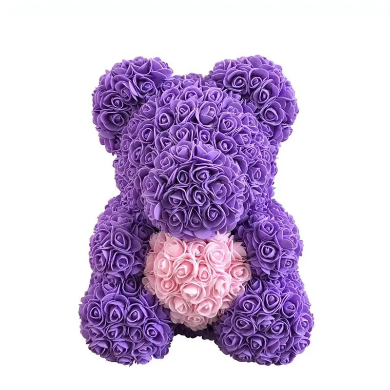 Flower Rose Teddy Bear