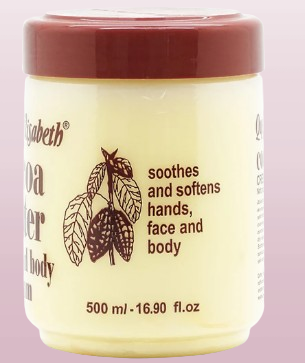 Queen Elisabeth Cocoa Butter - Hand and Body Cream 500ml