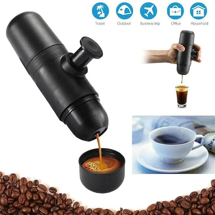 Multifunktionale Mini-Kaffeemaschine für Camping, Outdoor-Reisen