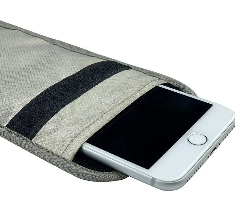 Stylish Silver Gray Mobile Phone Bag