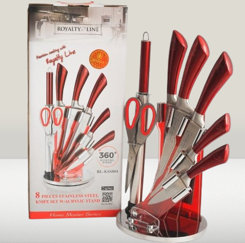 Royalty Line | 8 Pcs Knife Set | Kitchen Accessories