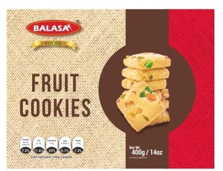 Balasa Fruit Cookies 180g