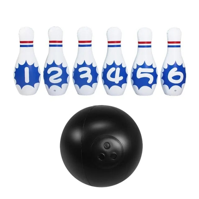 Riesiges aufblasbares Bowling-Set für Kinder