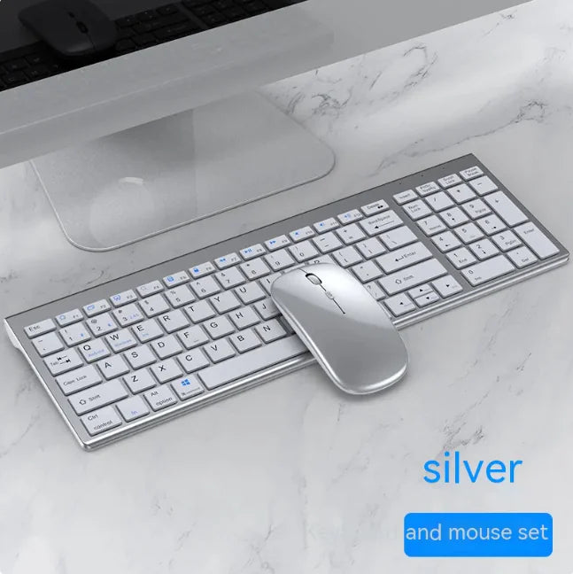 Bluetooth Dual-Mode Rechargeable Keyboard & Mouse Set