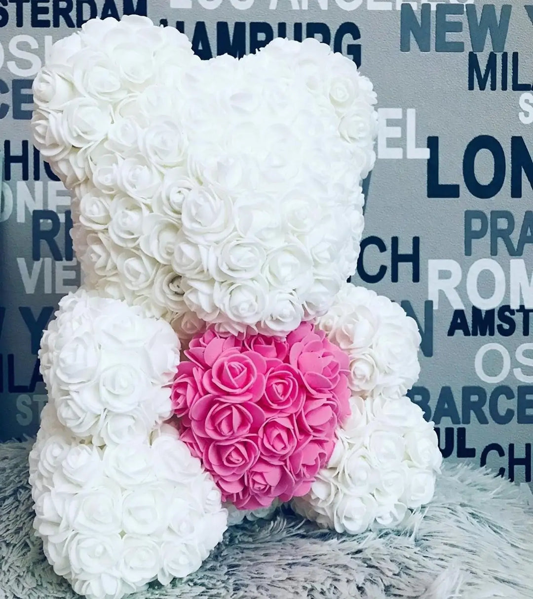 Flower Rose Teddy Bear