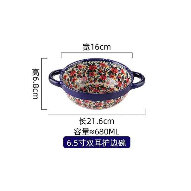 Polish Bowl and Plate Ceramic Tableware