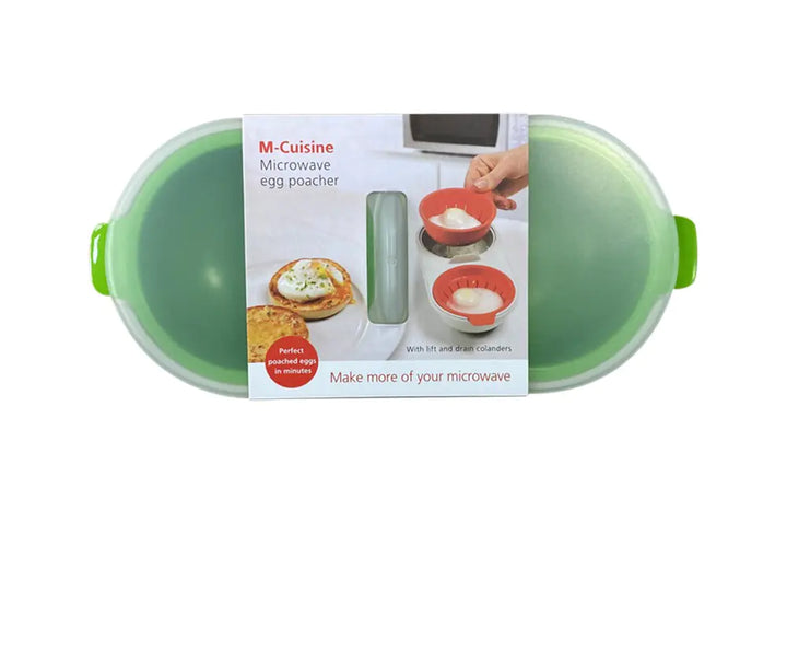 Round Double Cup Microwave Egg Poacher