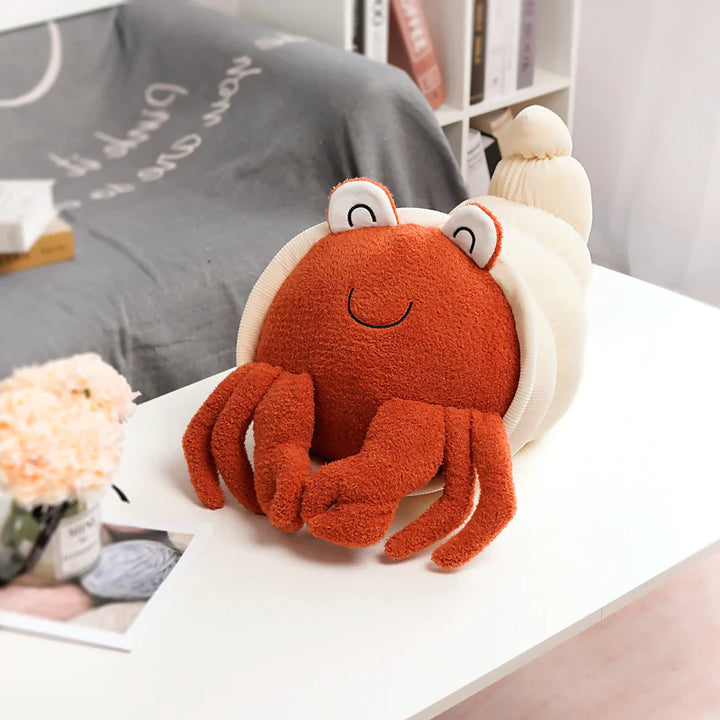 Cuddly Hermit Crab Plushie – Adorable Kids' Toy for Endless Snuggles!