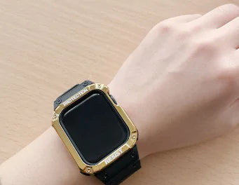 Uhrenarmband und -gehäuse für iWatch Serie 7 6 SE 5